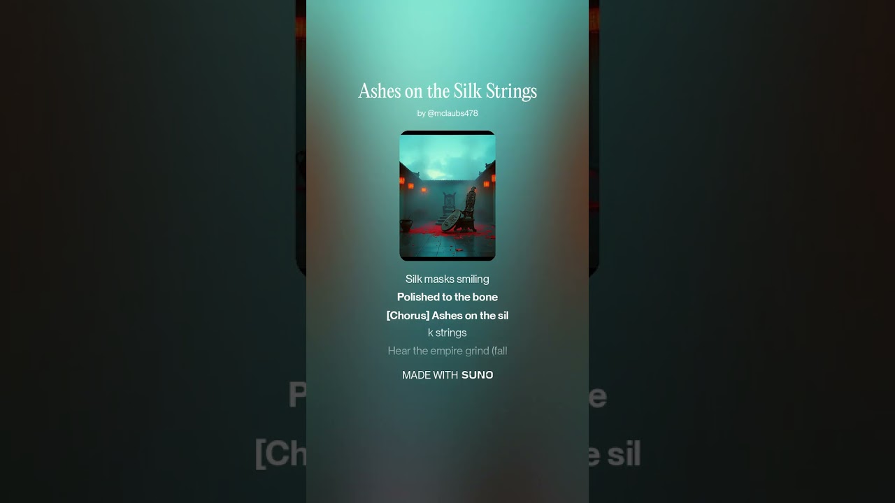 Ashes on the Silk Strings#metal