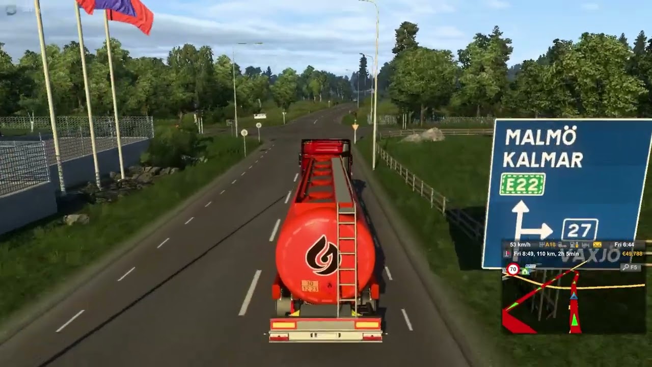 Flammable Cargo! Hauling Oil & Gas Euro Truck Simulator 2:  Day 5 KALIKKARAN - കളിക്കാരൻ