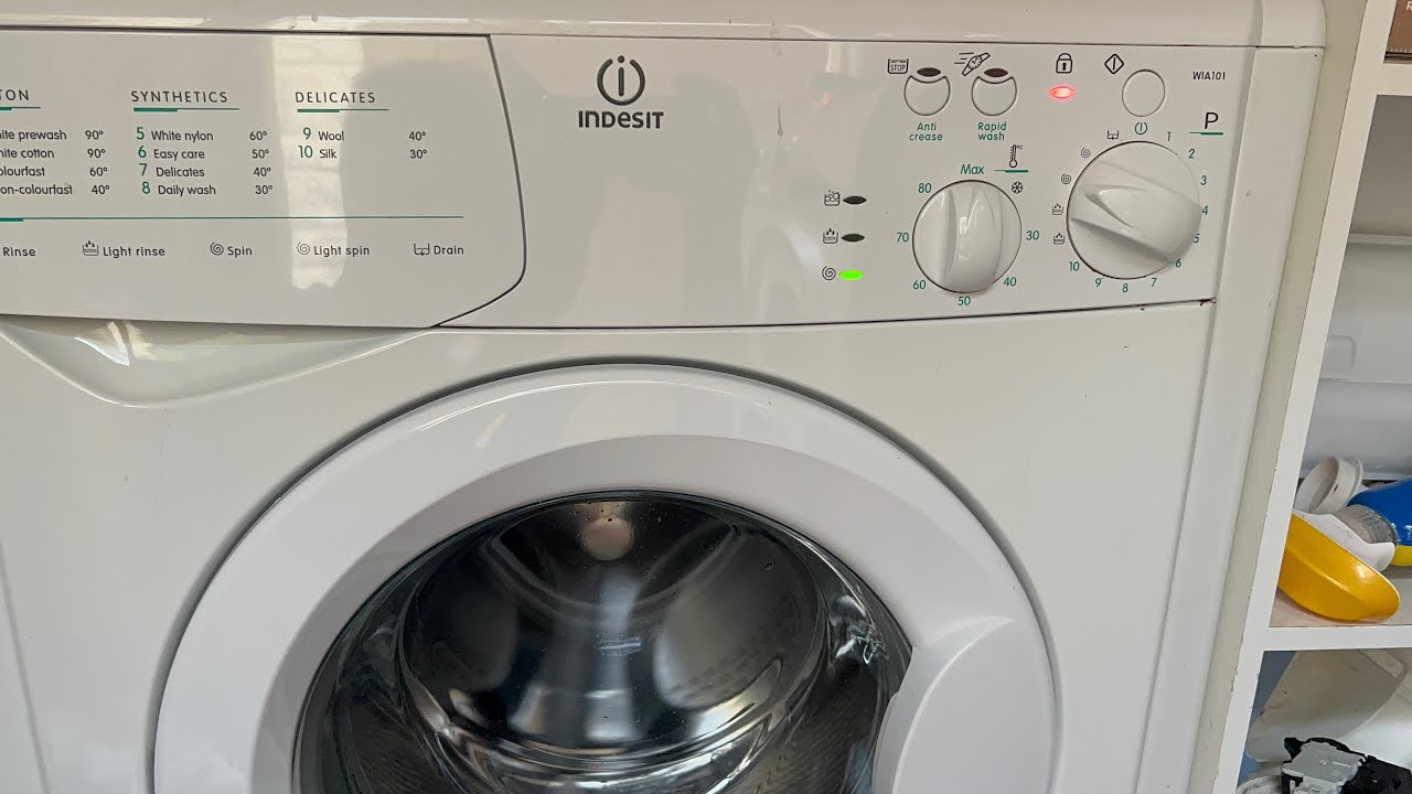 Indesit WIA101 - spin test after clean