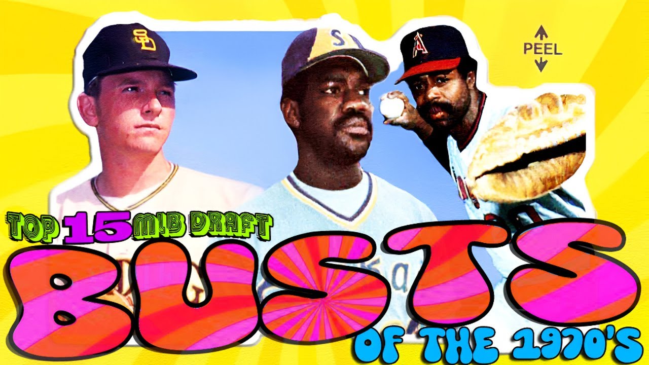 TOP 15 MLB DRAFT BUSTS Of The 1970's!! - 1st OVERALL TWICE?!? Can't Miss STUDS Who Couldn't Hack It