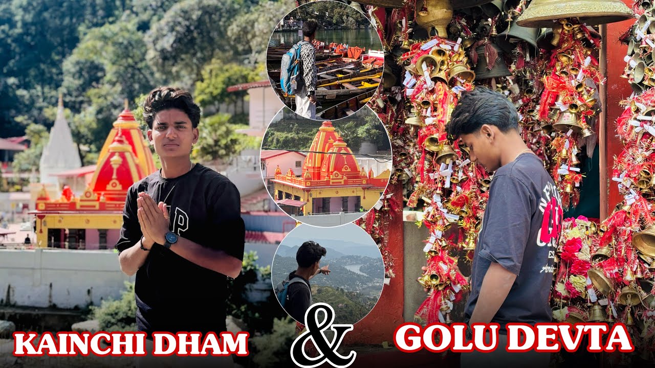 KAINCHI DHAM ❤️‍🩹 || NEEM KAROLI BABA || GOLU DEVTA TEMPLE & BHIMTAL LAKE 😱