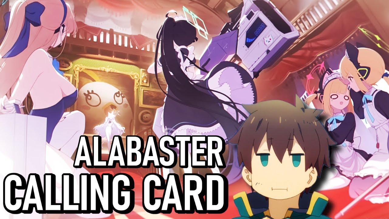 BLUE ARCHIVE - ALABASTER CALLING CARD + MOMOTALKS