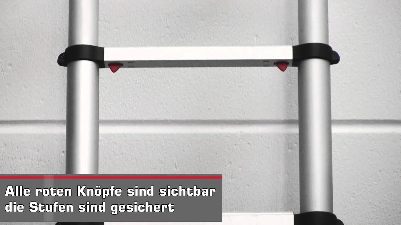 Teleskop-Anlegeleiter 