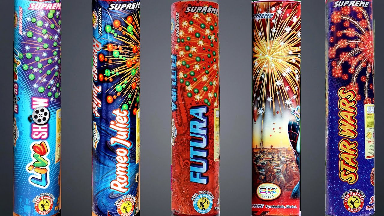 BIG SKY SHOTS of SUPREME FIREWORKS - Large Shell - Non Stop Series #4