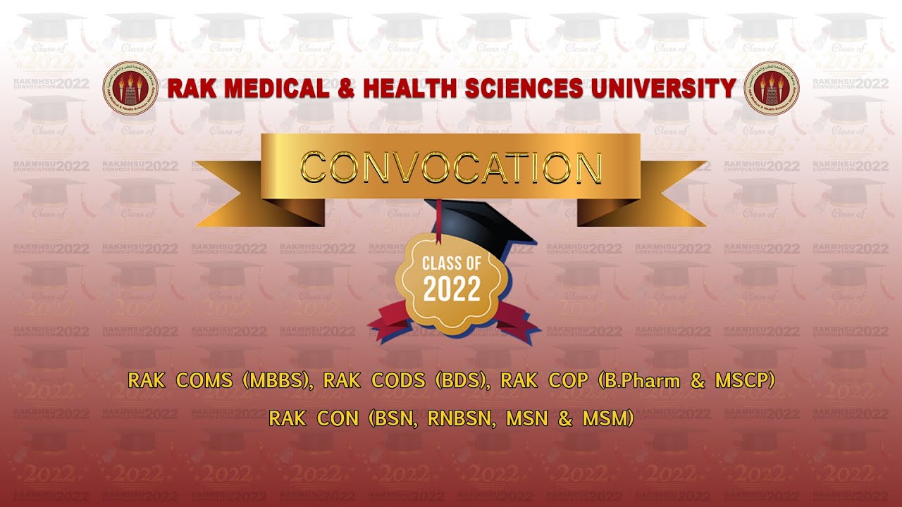 Convocation Ceremony Class of 2022