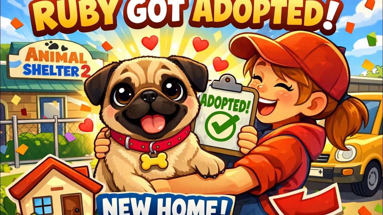She Finally Got Adopted! Ruby the Pug’s Happy Ending 💕