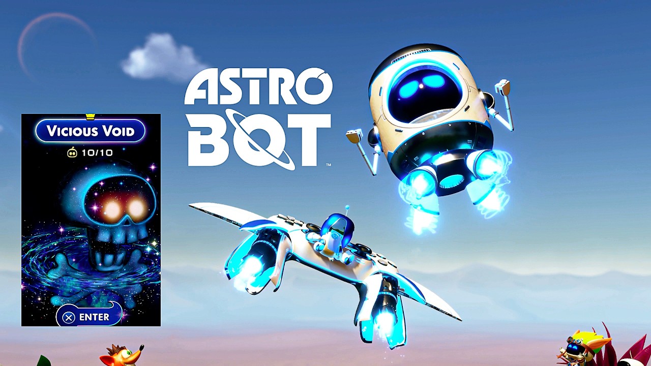 VICIOUS VOID ALL BOTS AND COMPLETE STAGES | Astro Bot