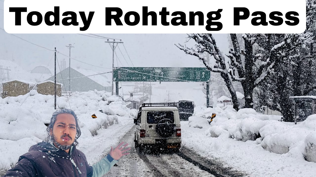 Today Rohtang pass || Rohtang pass opened || Manali to Rohtang Pass ||