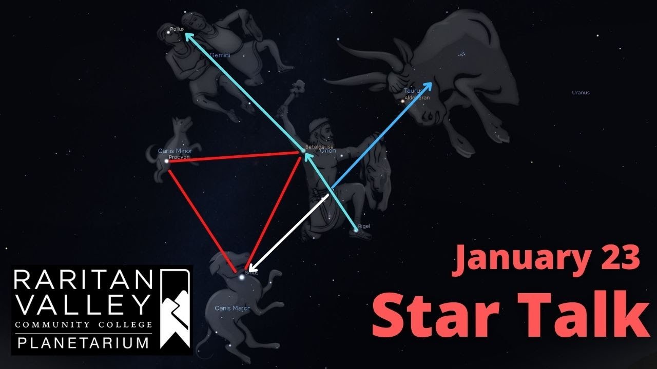 January 23 Star Talk: Using Orion's Belt