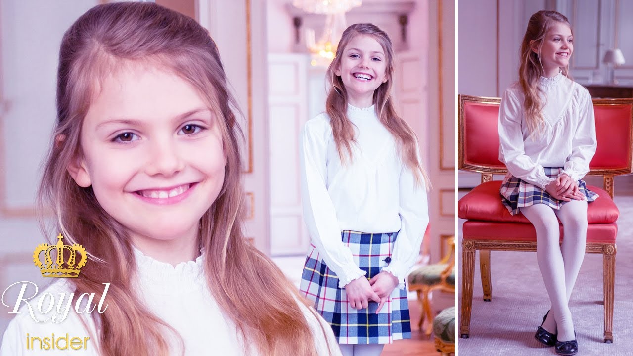Princess Estelle of Sweden looks more grown up than ever in new photos taken at Haga Castle