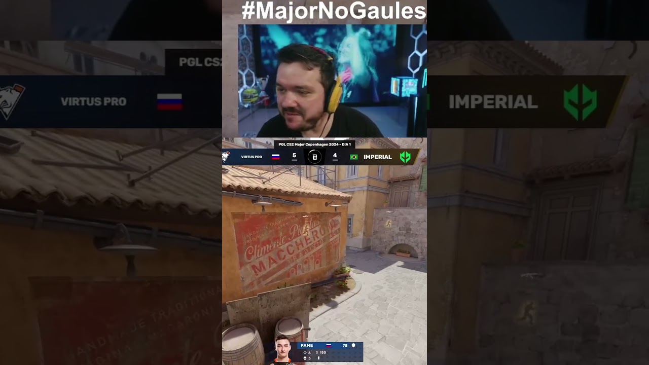 Noway e Henri no CLUTCH ABSURDO!!! CONTRA VP #major #Imperial #VP #CS2 #clip