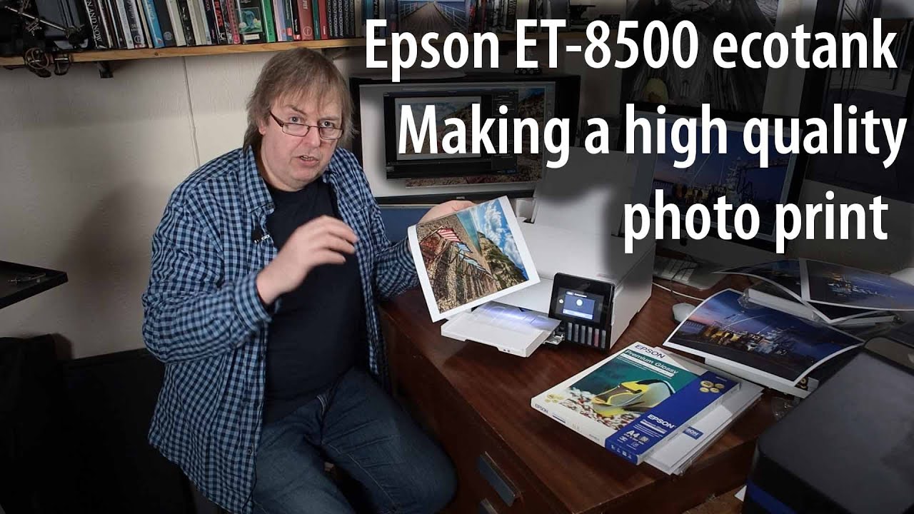 Цветная фотопечать на принтере Epson ET-8500 Ecotank, программное обеспечение и профили ICC