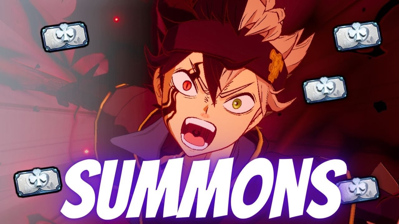 Global Black Asta Summons Are Crazy (Black Clover Mobile)