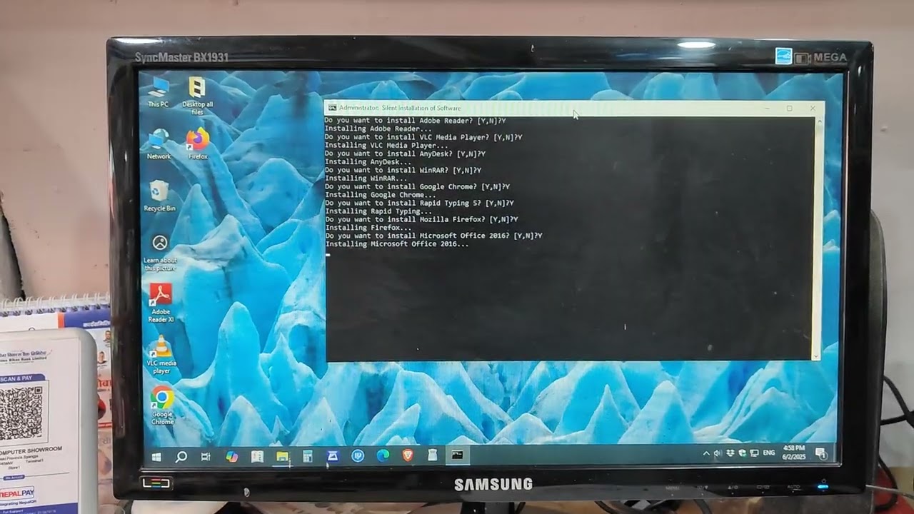 Automatic Windows Programme using CMD.