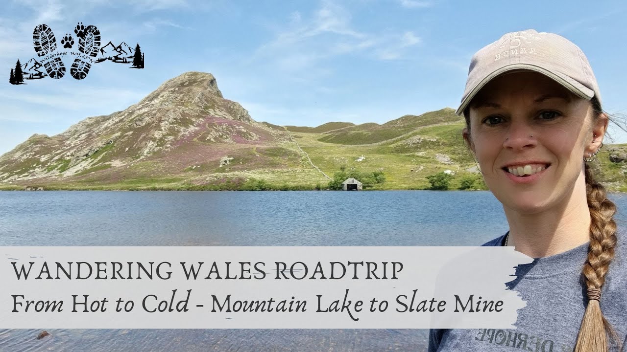 WANDERING WALES ROAD TRIP - Cregennan Lake, Nantcol Waterfall and Slate Mine #carcamping