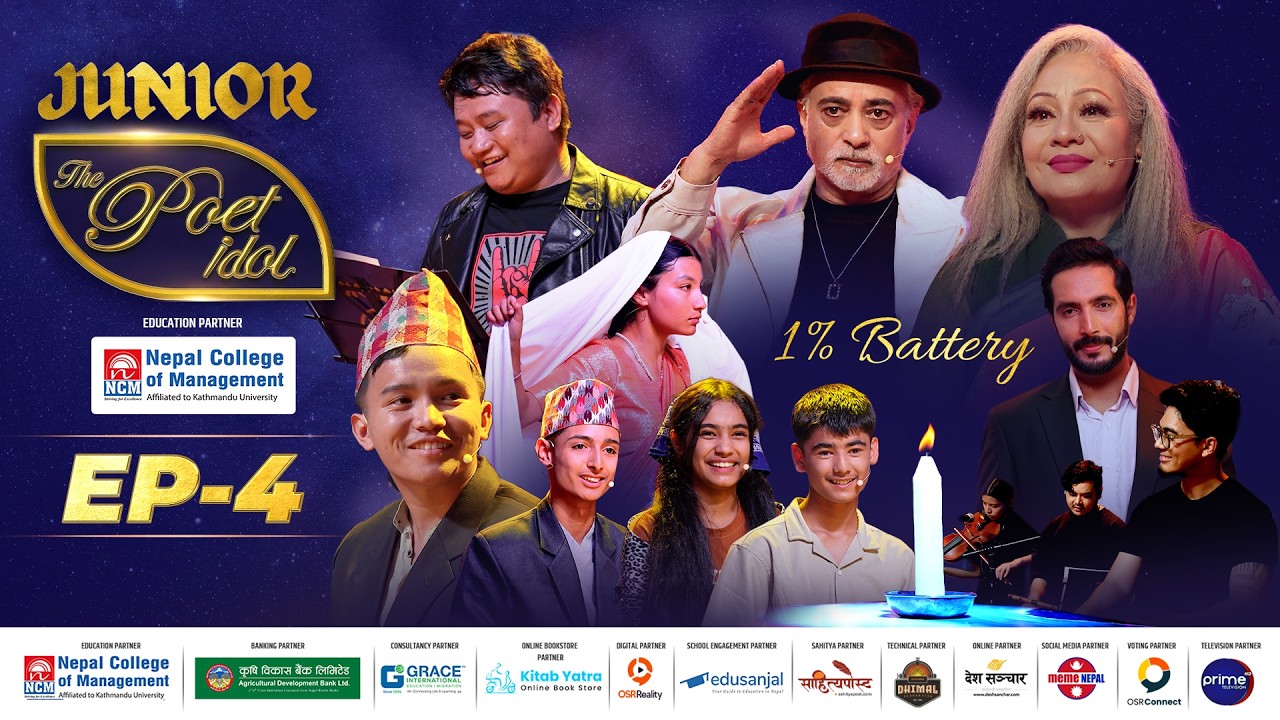 JUNIOR: THE POET IDOL | EPI 4 | TEAM PALLAWIB | 1% Battery | VIPLOB PRATIK, GAURI MALLA, HARK, DIVYA