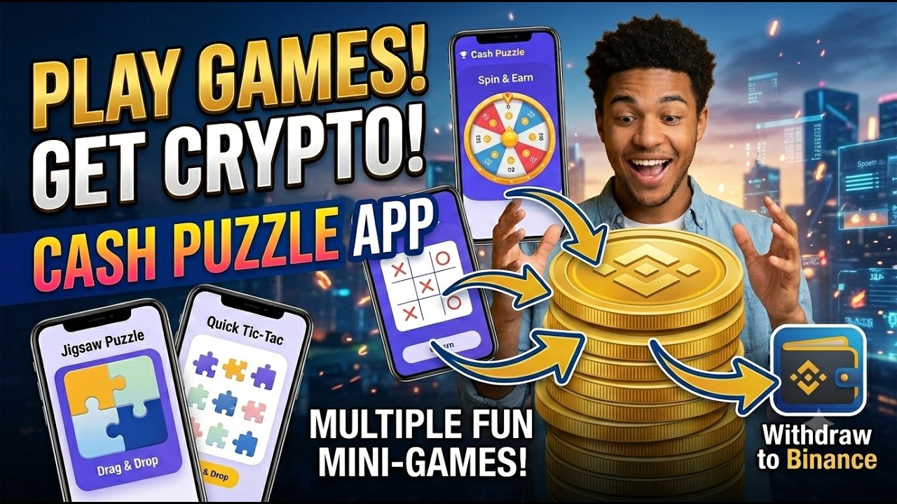 Play Casual Games & Earn Points | Cash Puzzle App Walkthrough