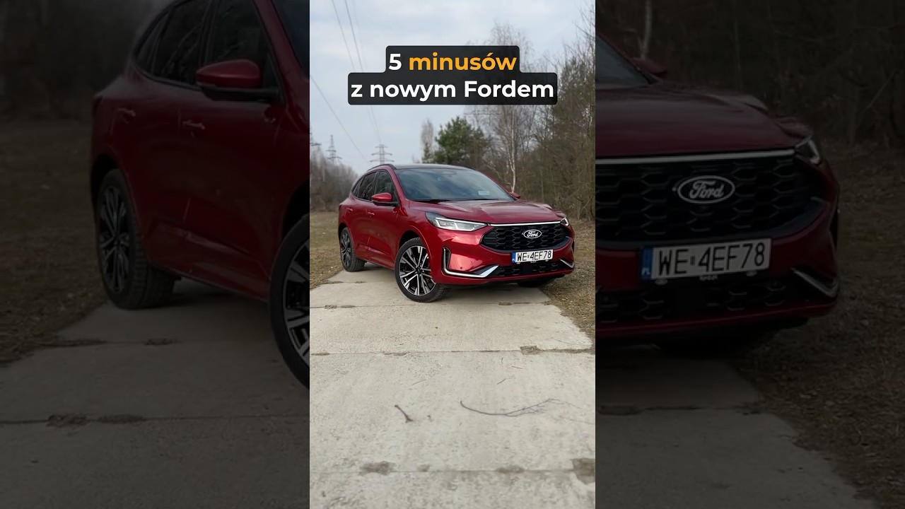 5 MINUSÓW - Ford Kuga 2.5 PHEV 243 KM ST-Line X | 