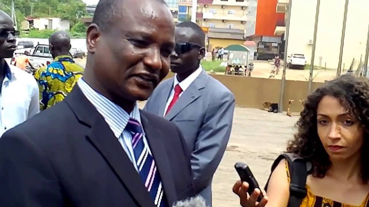 Taban Deng Gai speaking to the press after replacing Riek Machar as FVP - English