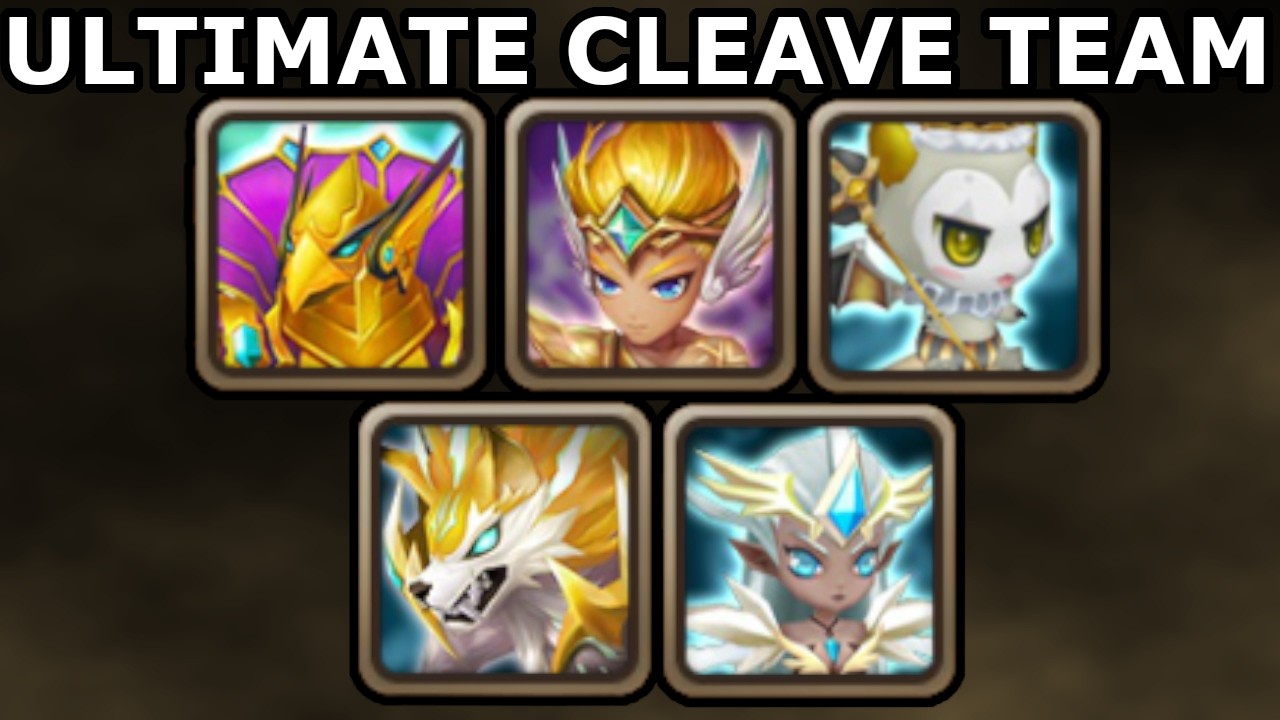 Cleaving With 8 Monsters Runed - Summoners War RTA