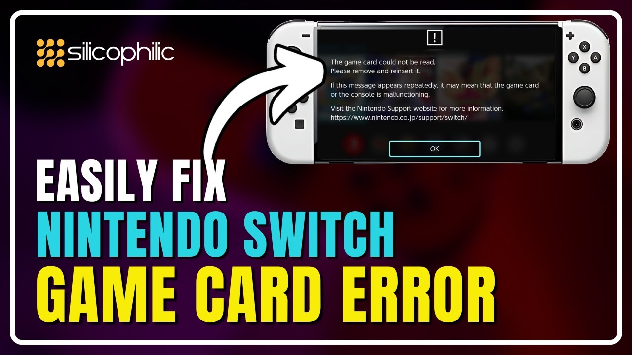 How to Fix Nintendo Switch Game Card Error: Easy Solutions!