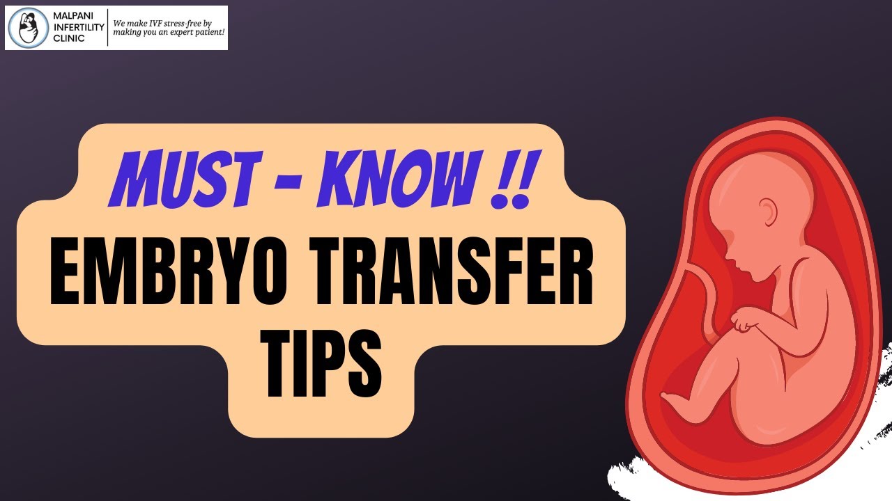 Why don't Embryos fall out after the transfer, when we cough ? | Embryos transfer tips.