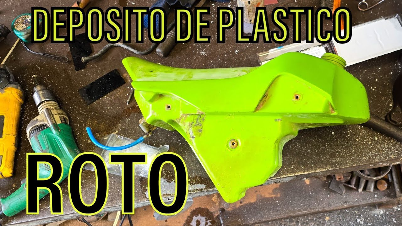 COMO REPARAR UN TANQUE DE GASOLINA DE PLASTICO