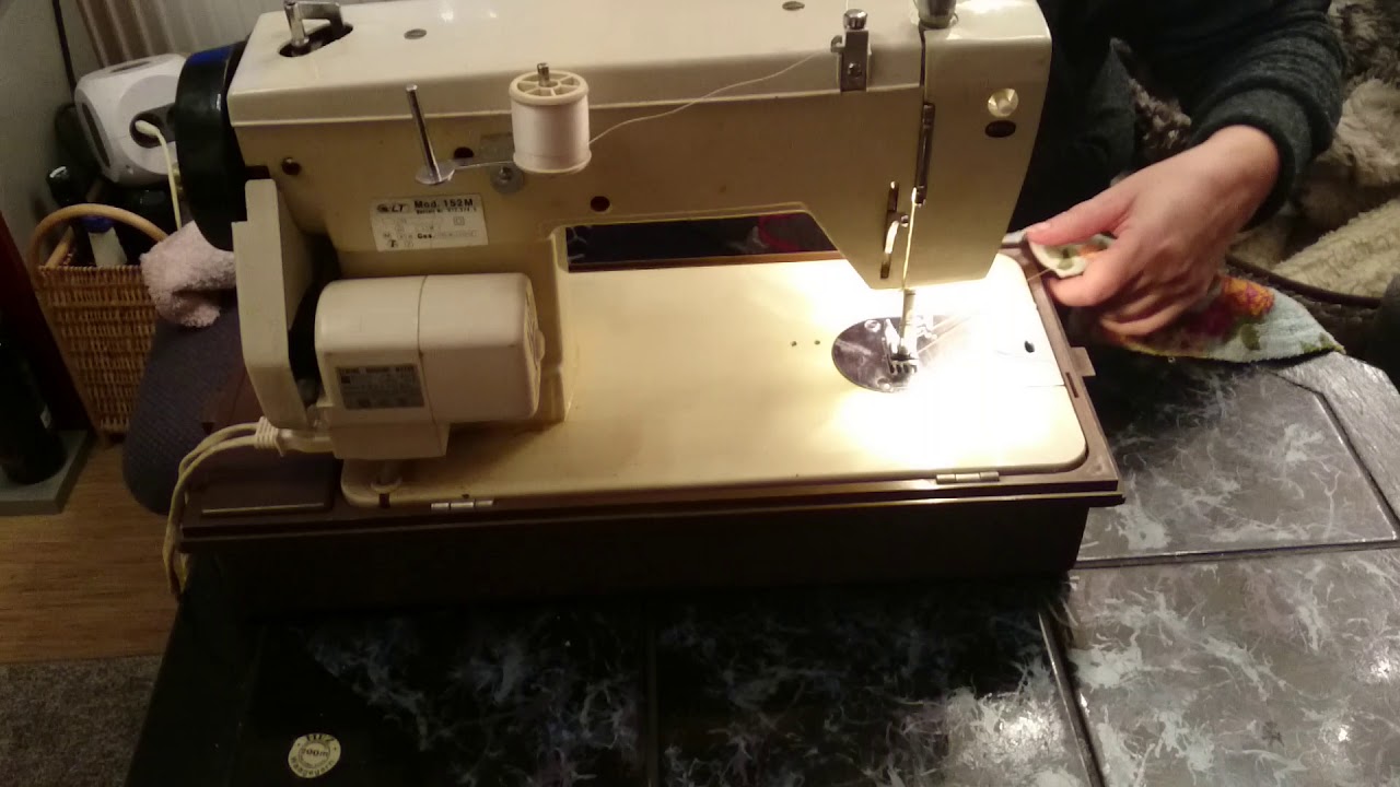 N&auml;hmaschine Privileg Zick - Zack &ndash; N&auml;hmaschine 152 MTest, Sewing machine review, швейная машина тест