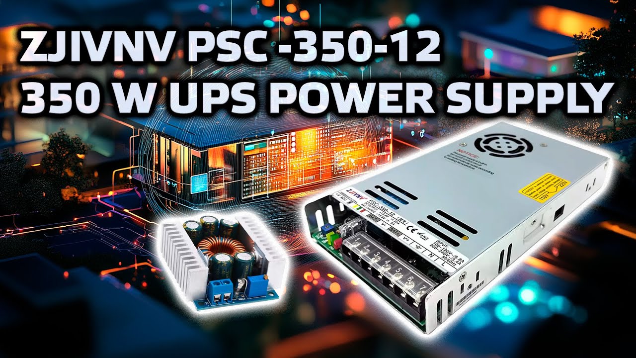 PSC-350-12 - Блок питания с подключением аккумулятора, делаем ИБП с регулировкой напряжения