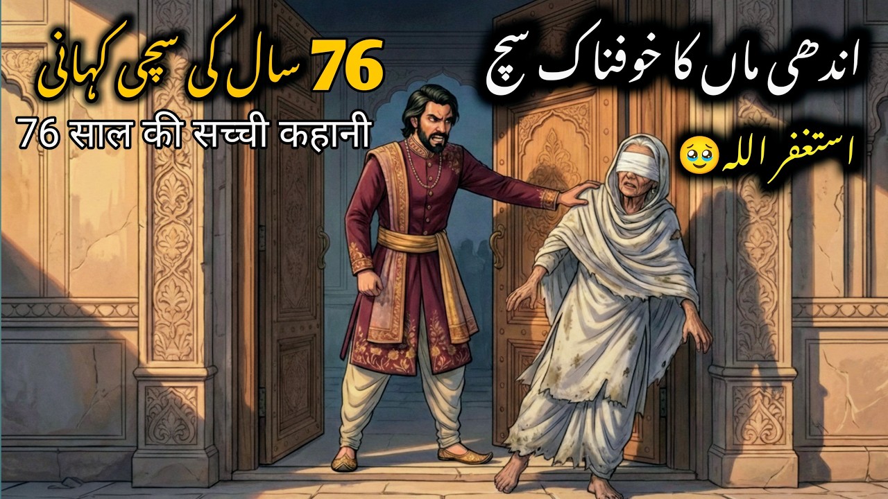 Andhi Maa Ka Khofnak Sach | Bete Ne Maa Ko Ghar Se Nikala, Phir Jo Hua Sab Ro Pade! 😭 | Urdu kahani
