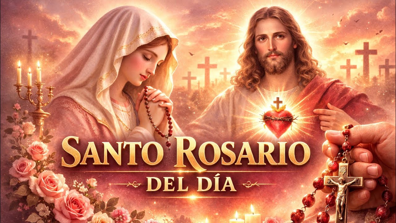 ⚜️🙏🏼SANTO ROSARIO✨️💐SÁBADO 07 DE MARZO✝️MISTERIOS GOZOSOS🙏🏼#dios #amor #fe 