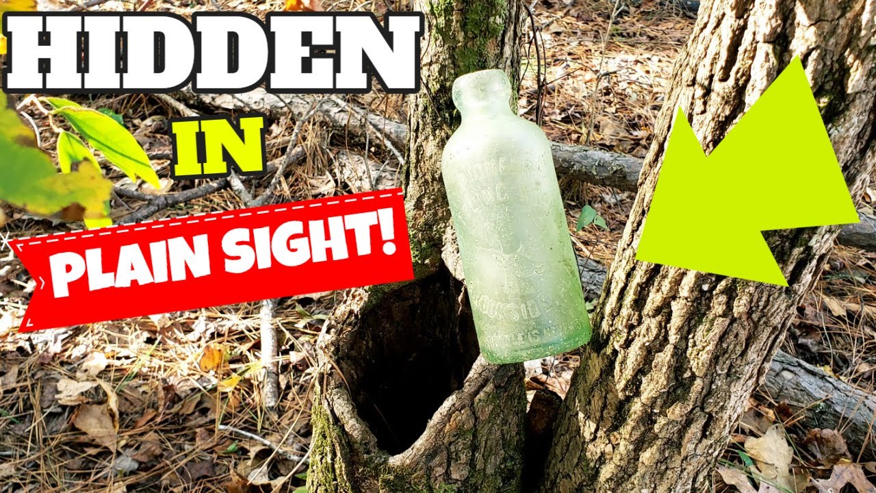 HIDDEN IN PLAIN SIGHT!!! FINALLY!! RIVER TREASURE HUNT AND ANTIQUE BOTTLES!!!