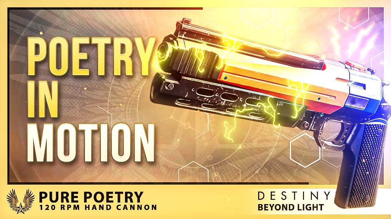 Destiny 2: Do you realize what you can do with Pure Poetry?