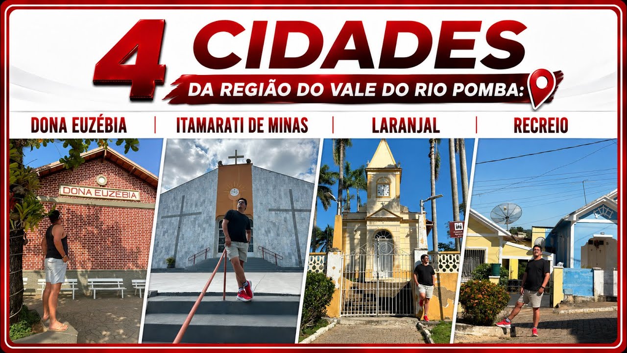 Vale do Rio Pomba - Dona Euzébia, Itamarati de Minas, Laranjal e Recreio