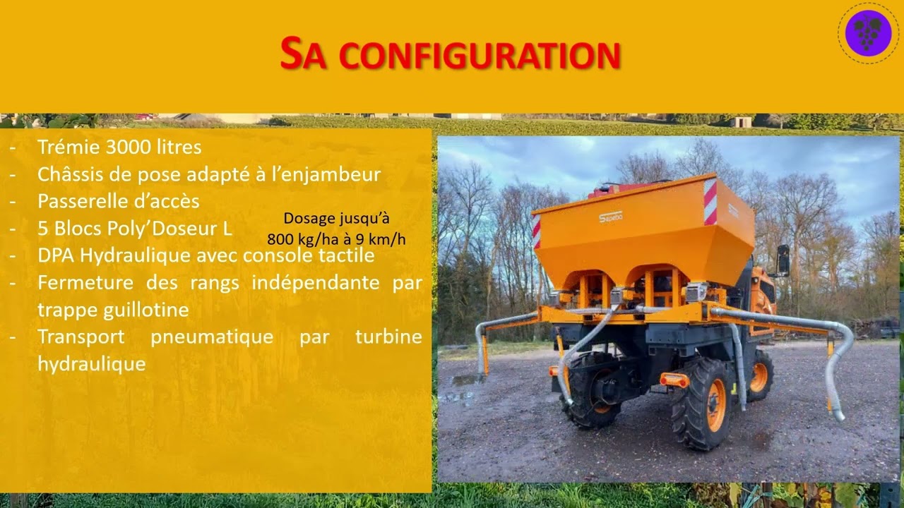 Maxi'Doseur SEPEBA pour PELLENC
