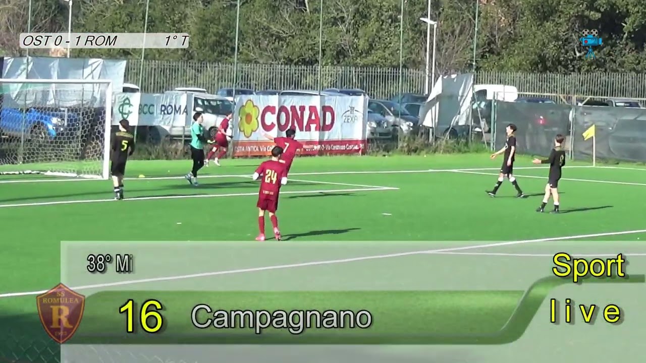 U17 Elite Campionato 2024-2025 18° giornata Ostia Antica vs Romulea Highlights