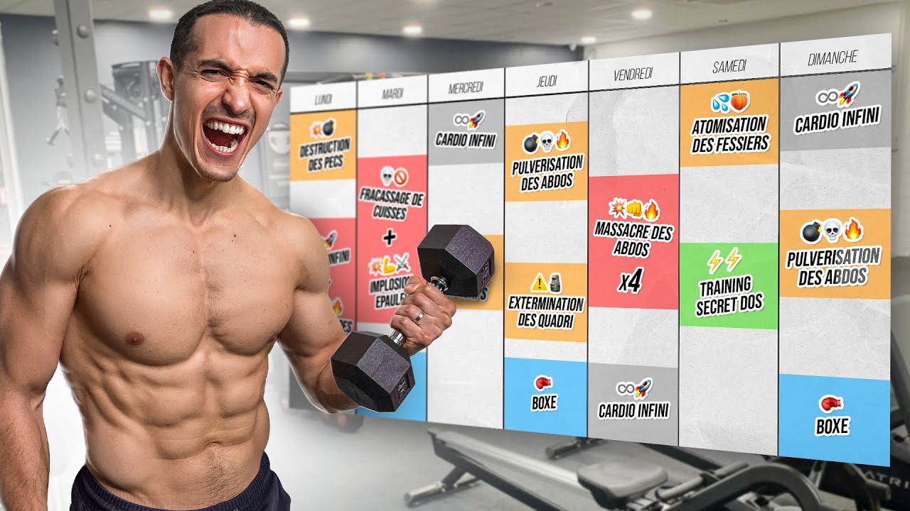 7 JOURS AVEC MOI ! Tous mes entrainements de la semaine !