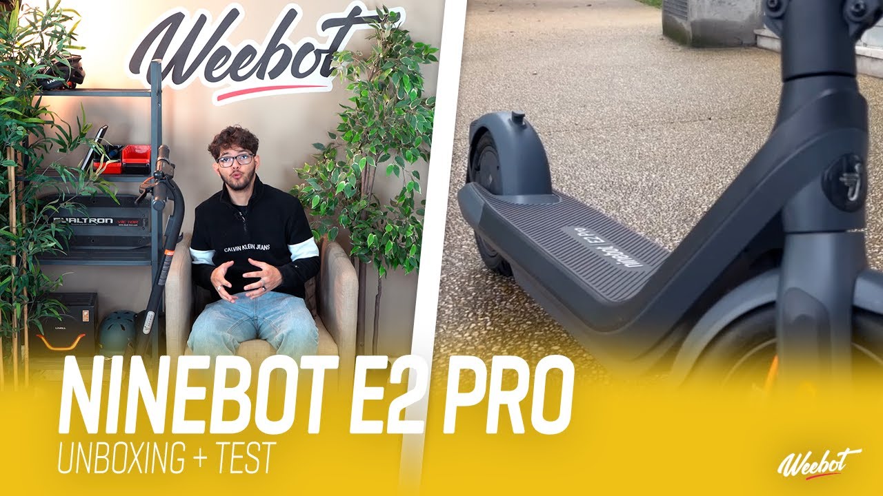 NINEBOT E2 PRO : LA TROTTINETTE ELECTRIQUE DE TOUS LES JOURS !