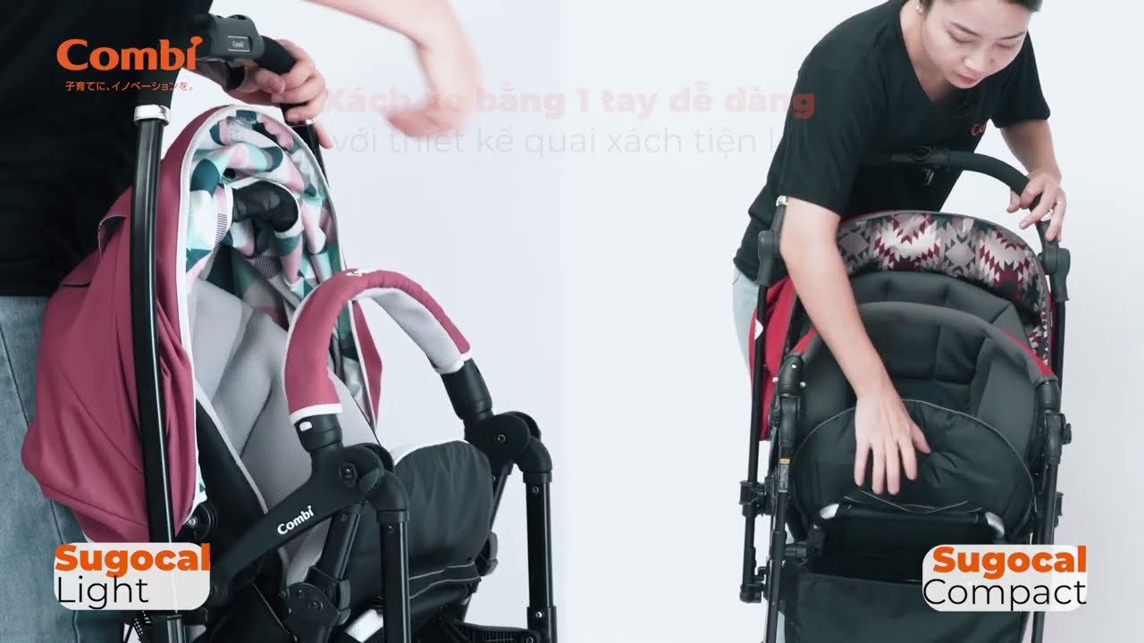 XE ĐẨY COMBI SUGOCAL LIGHT VÀ SUGOCAL COMPACT CÓ GÌ KHÁC BIỆT?