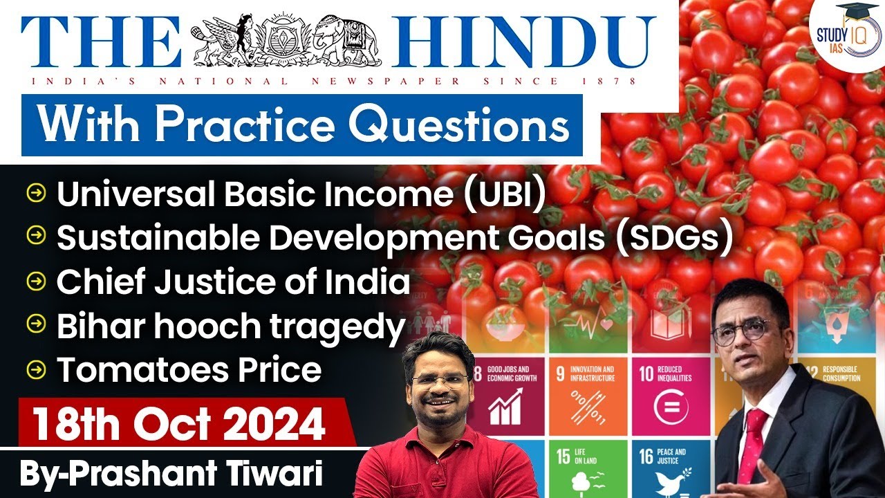 The Hindu Newspaper Analysis | 18 Oct 2024 | Current Affairs Today | Daily Current Affairs | StudyIQ