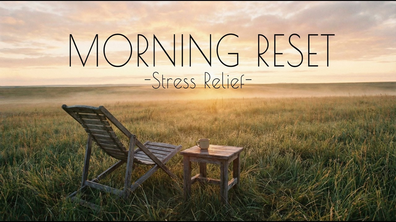 Deep Stress Relief Piano | Morning Reset for Overthinking & Emotional Exhaustion