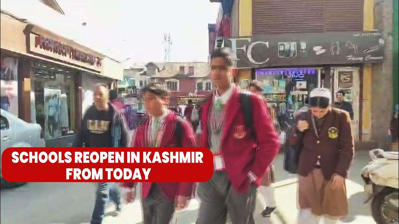 Schools Reopen in Kashmir From today