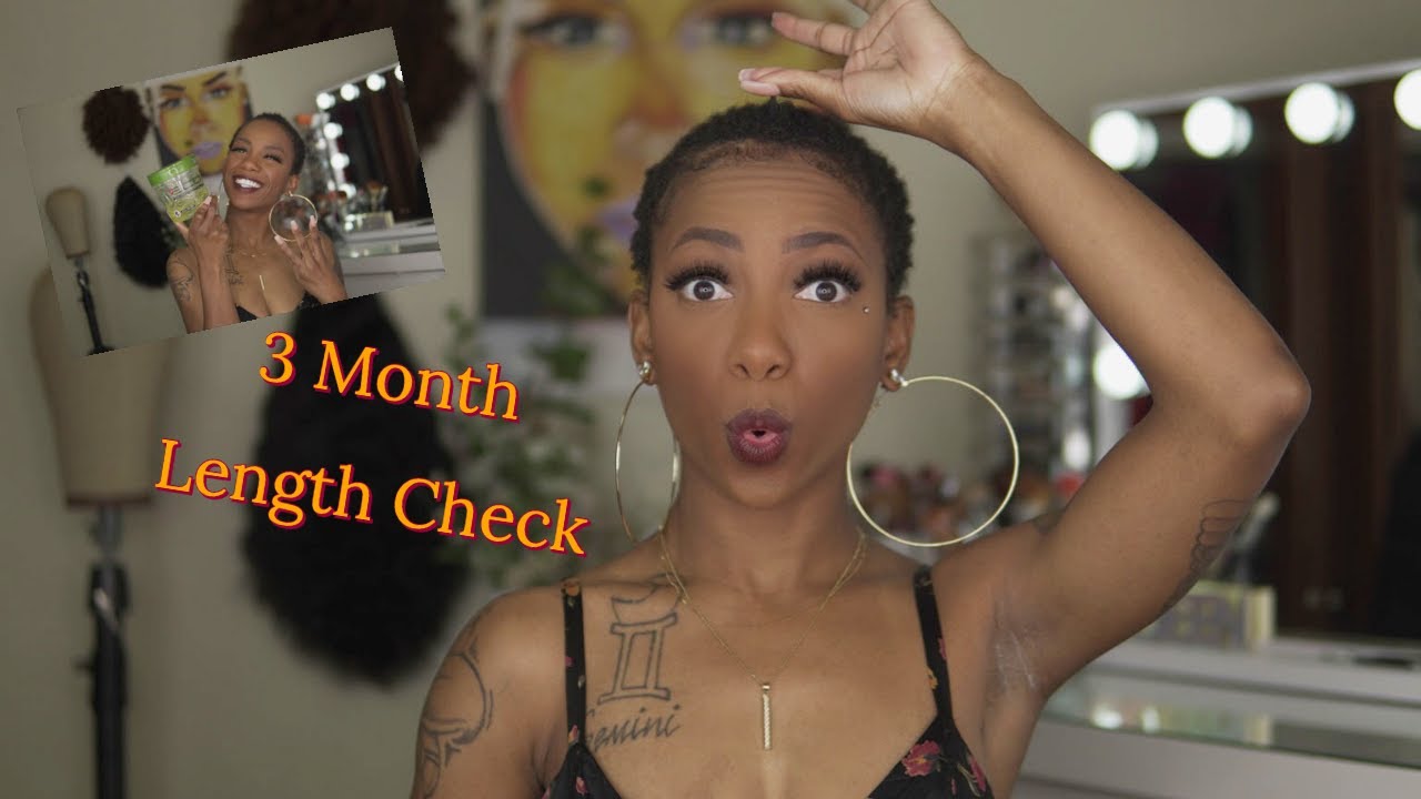 3 Months Post Big Chop | Natural Hair Length Check |Giveaway Update | Angelle's Life