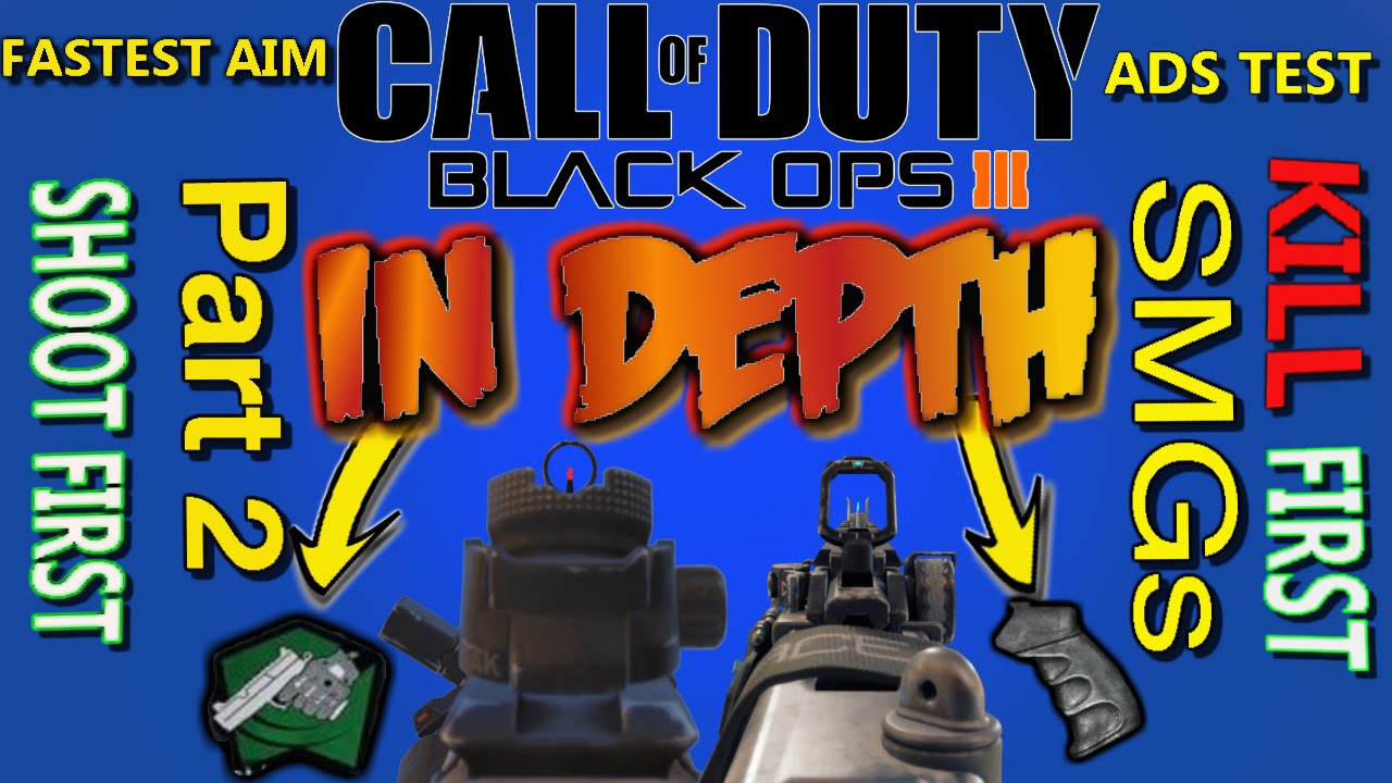 Black Ops 3 Testing Fast Hands & QuickDraw| Fastest Aim Possible|Better Aim With SMGs-Part 2