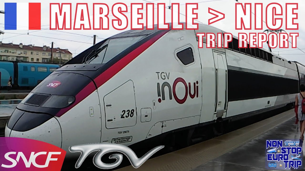 INOUI TGV DUPLEX REVIEW / MARSEILLE TO NICE / FRENCH TRAIN TRIP REPORT