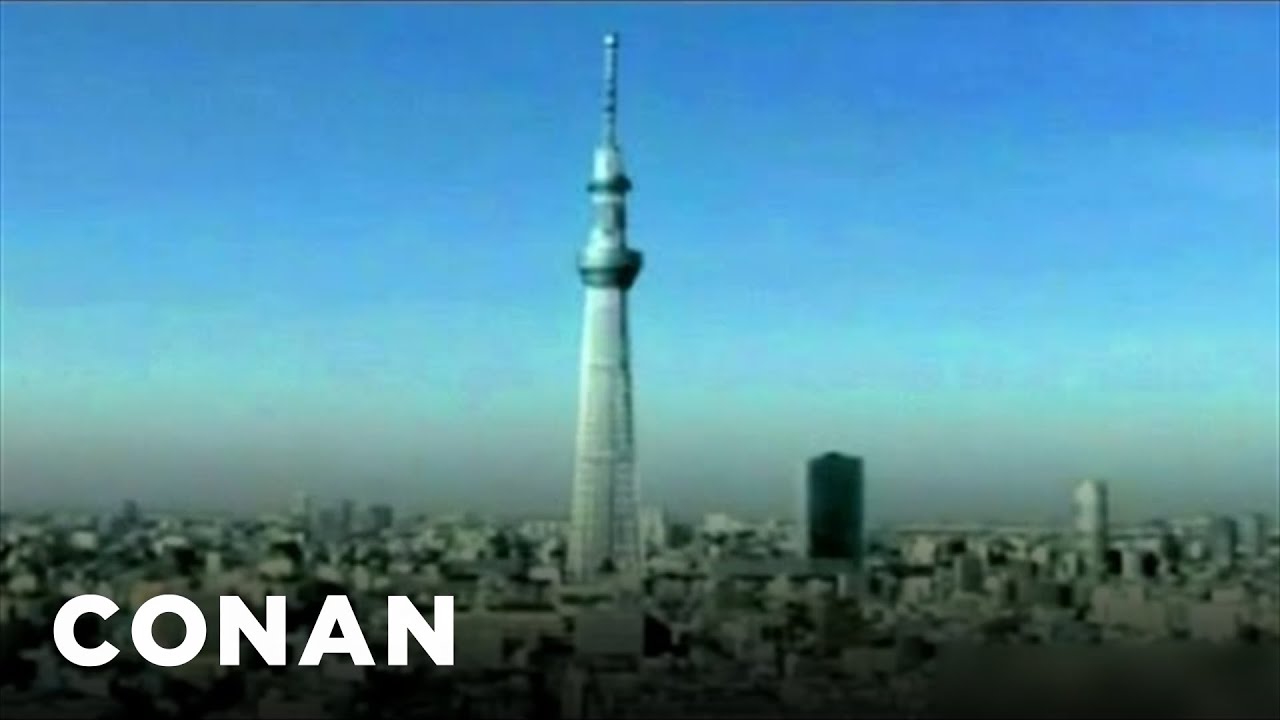 A Small Glitch At The Tokyo Skytree Tower's Opening | CONAN on TBS