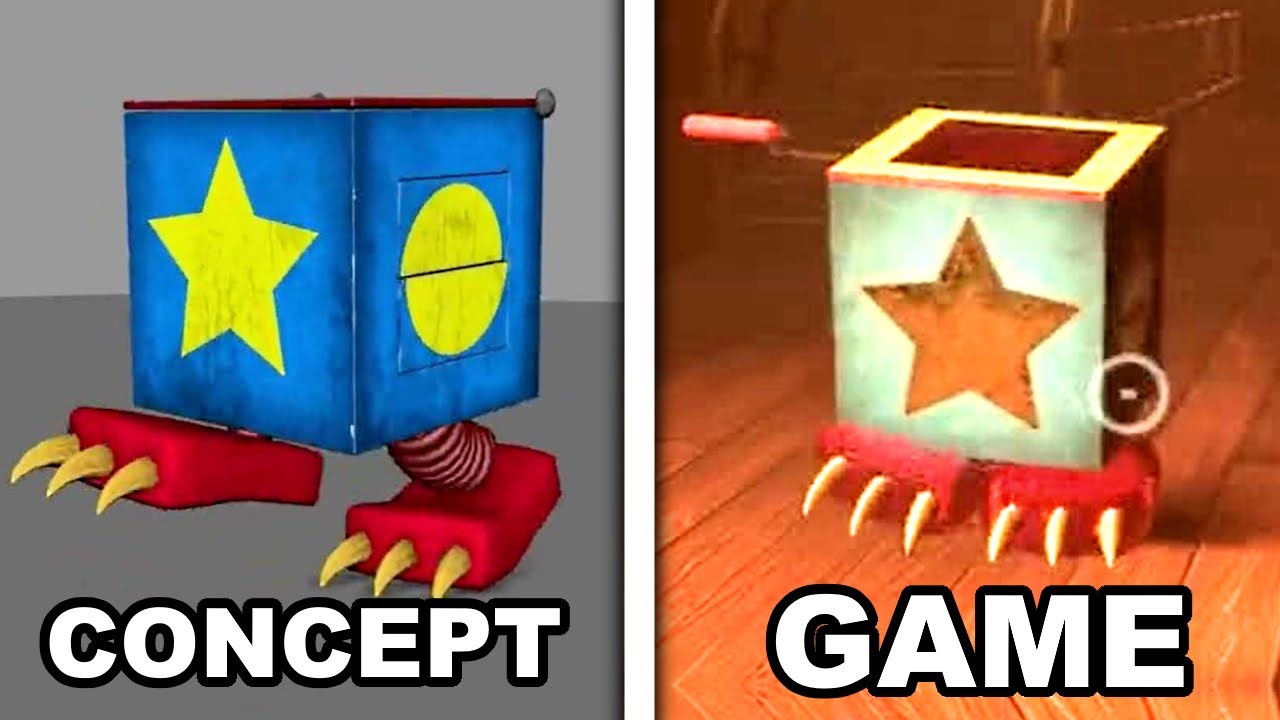 Project: Playtime - Behind the Scenes by Xoriak VS Original Game Comparison