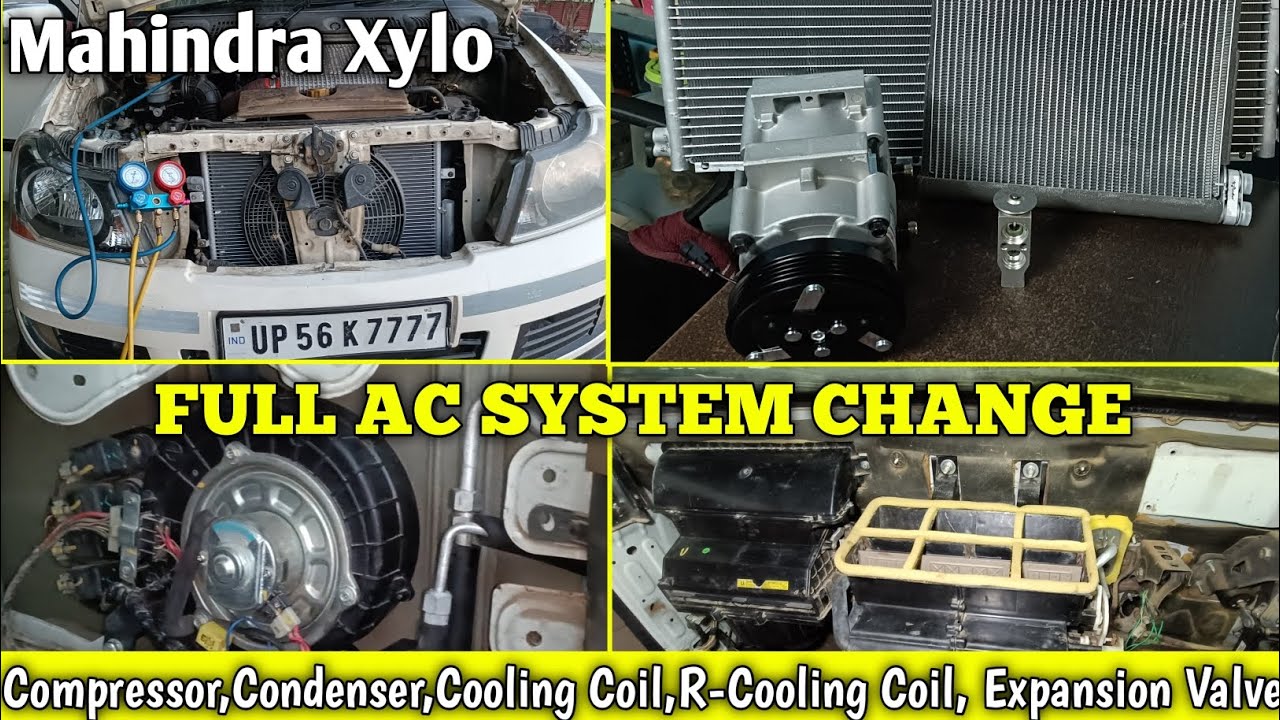 Mahindra Xylo Full AC System Change/ Compressor Condenser Cooling Coil, @Shree Balaji Auto
