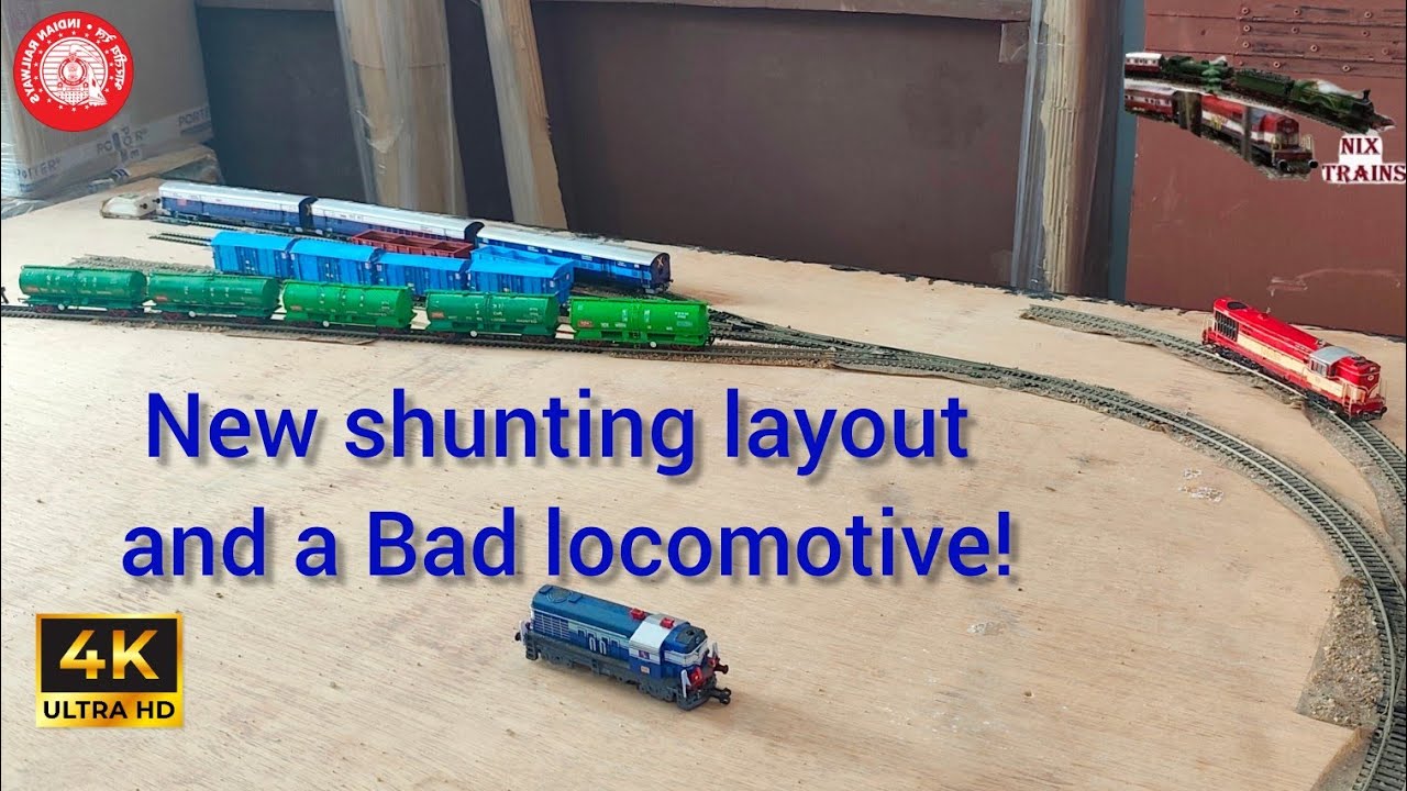 New shunting layout and a Bad locomotive!