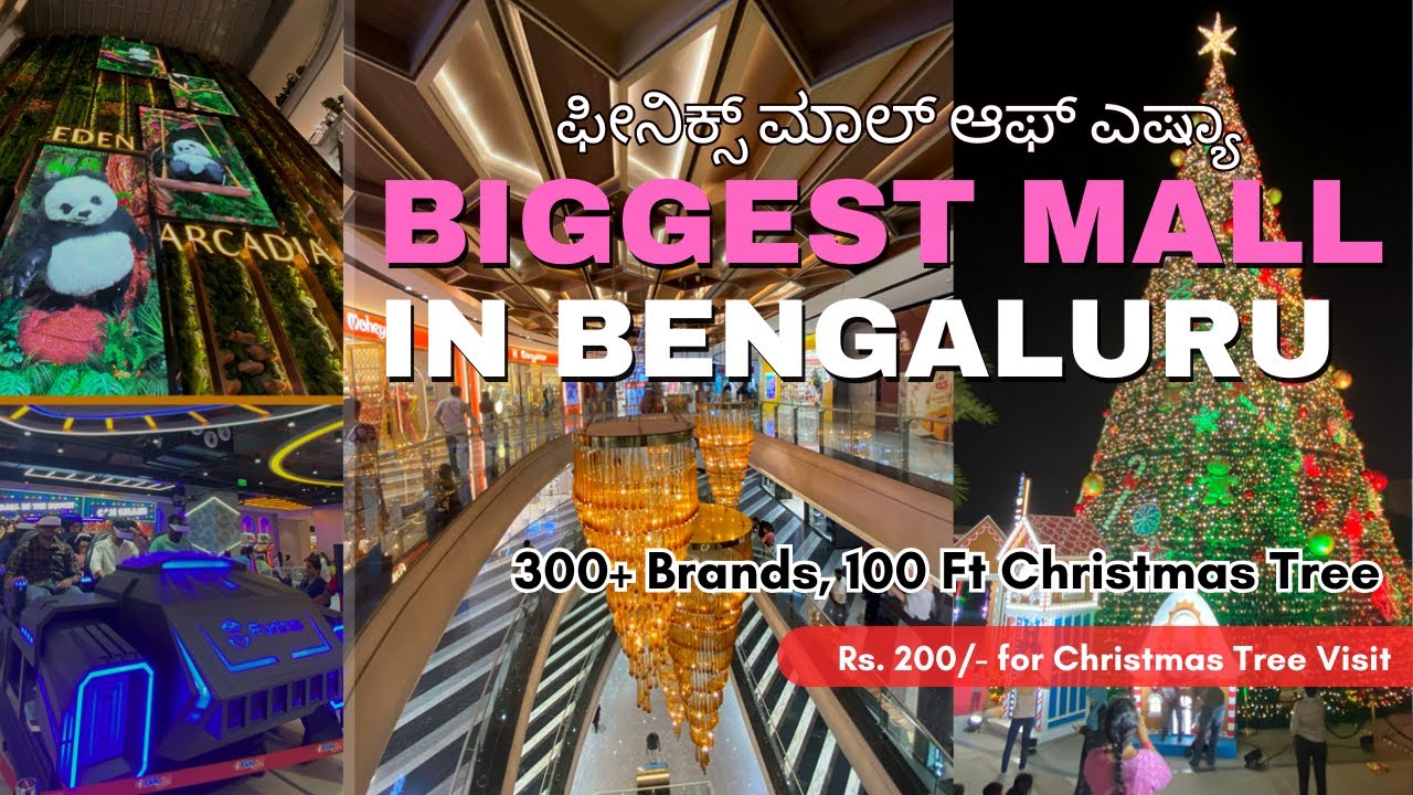 Phoenix Mall of Asia Bengaluru | Largest Mall in Bangalore | Entry Fee | Parking Fee #mallofasia